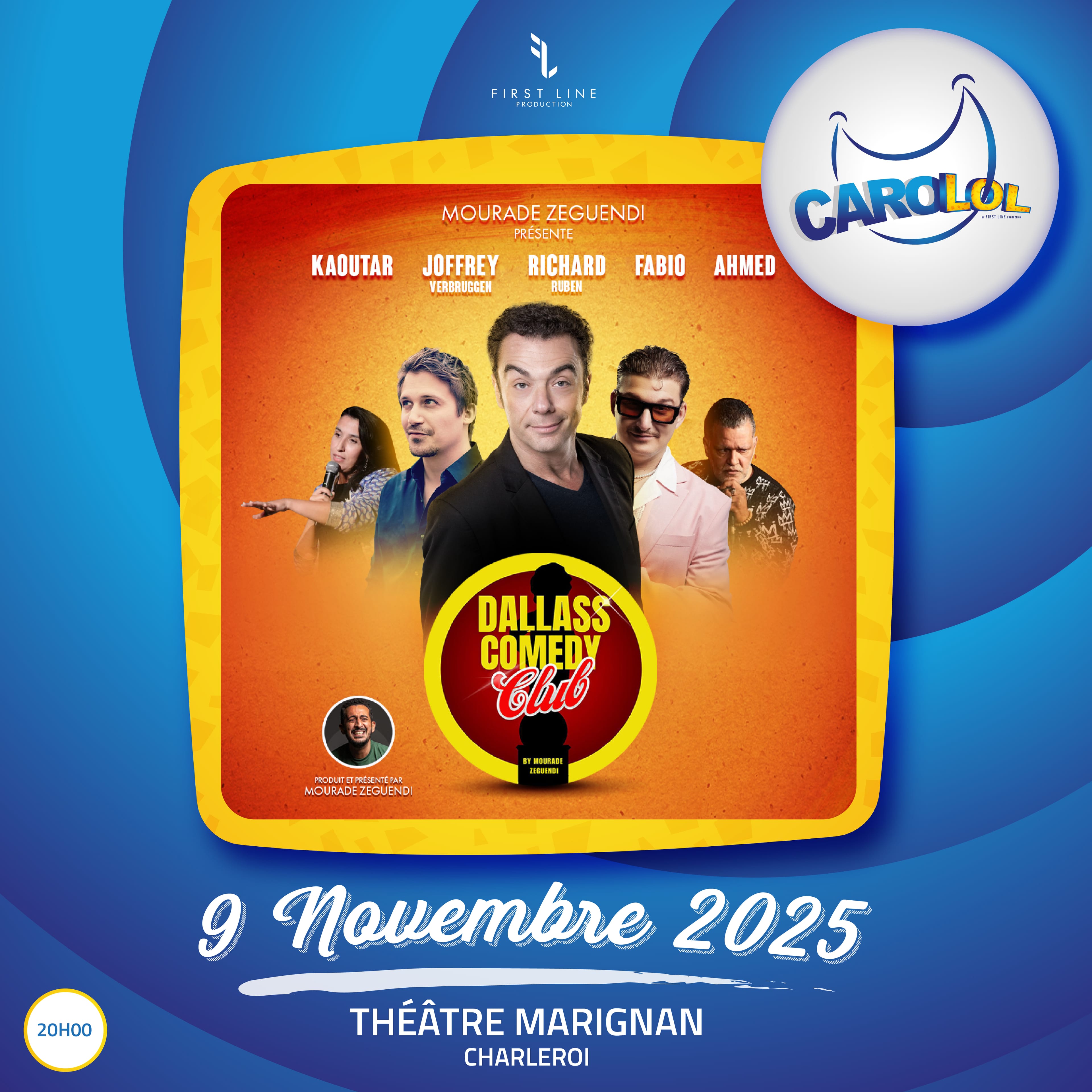 Dallass Comedy Club - Spectacle Stand Up Affiche du spectacle Dallass Comedy Club - Stand Up