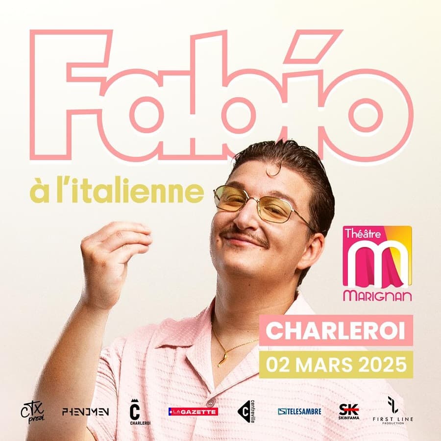 Fabio à l'italienne - Spectacle recommandé Affiche du spectacle Fabio à l'italienne - Stand Up