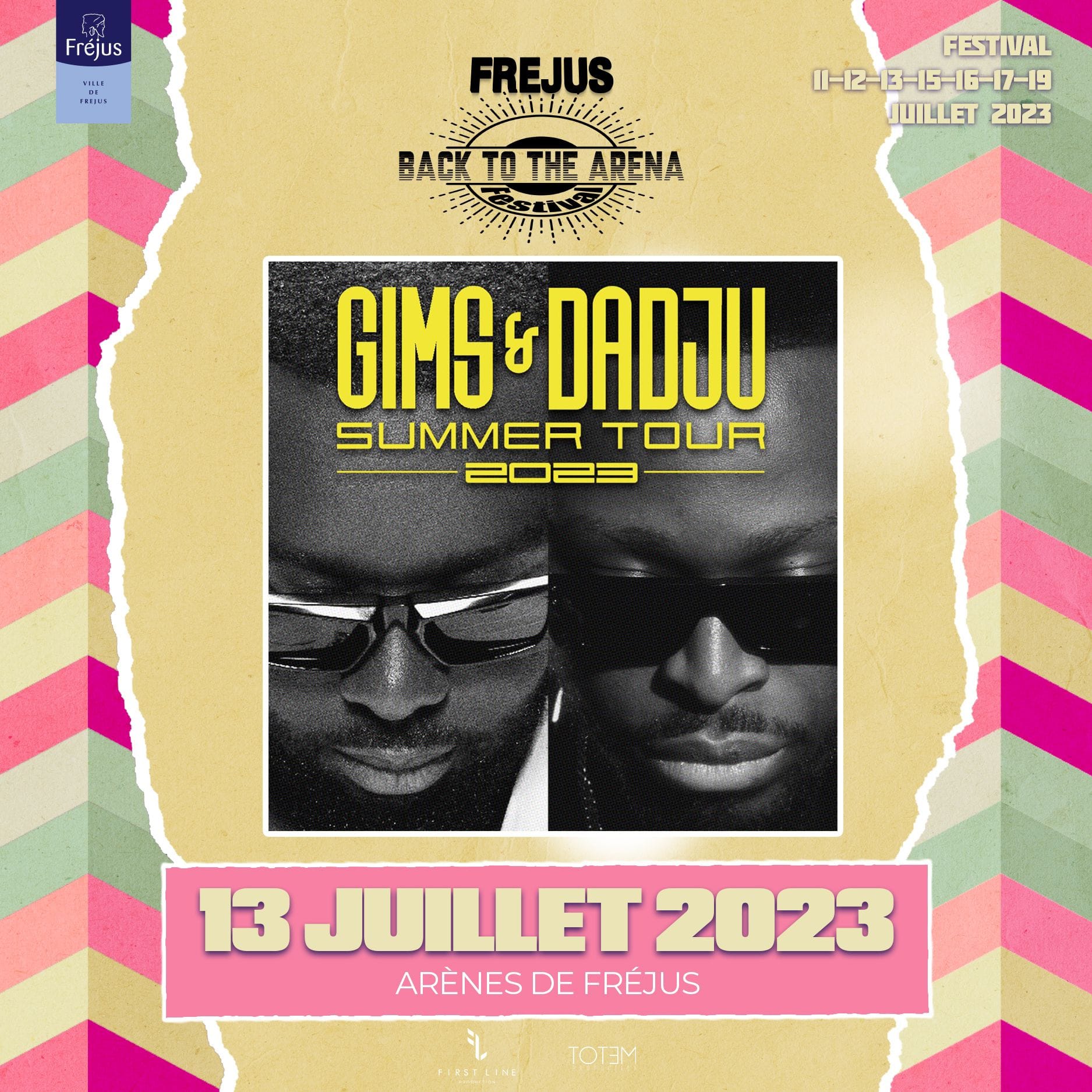 GIMS & Dadju - Spectacle Concert Affiche du spectacle GIMS & Dadju - Concert