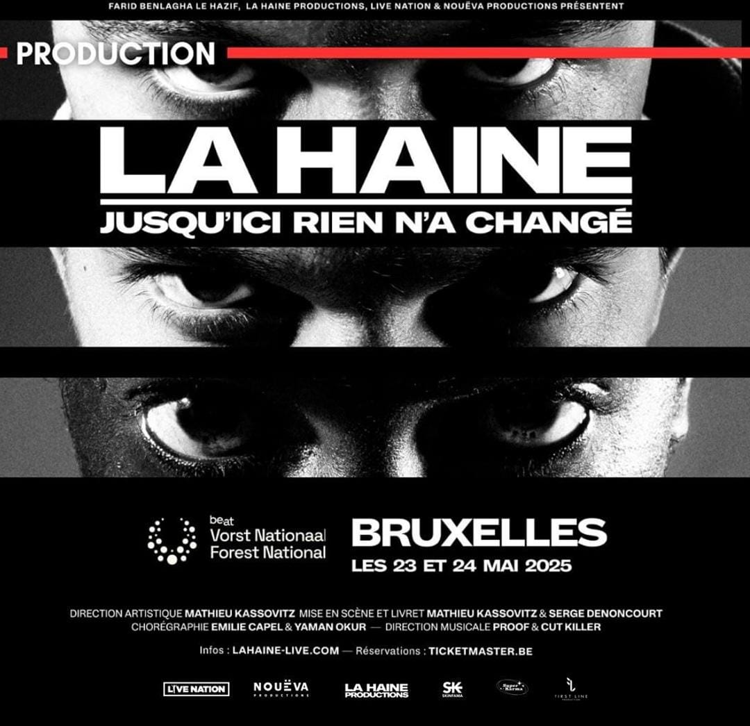 LA HAINE - Spectacle Comédie Musicale Affiche du spectacle LA HAINE - Comédie Musicale