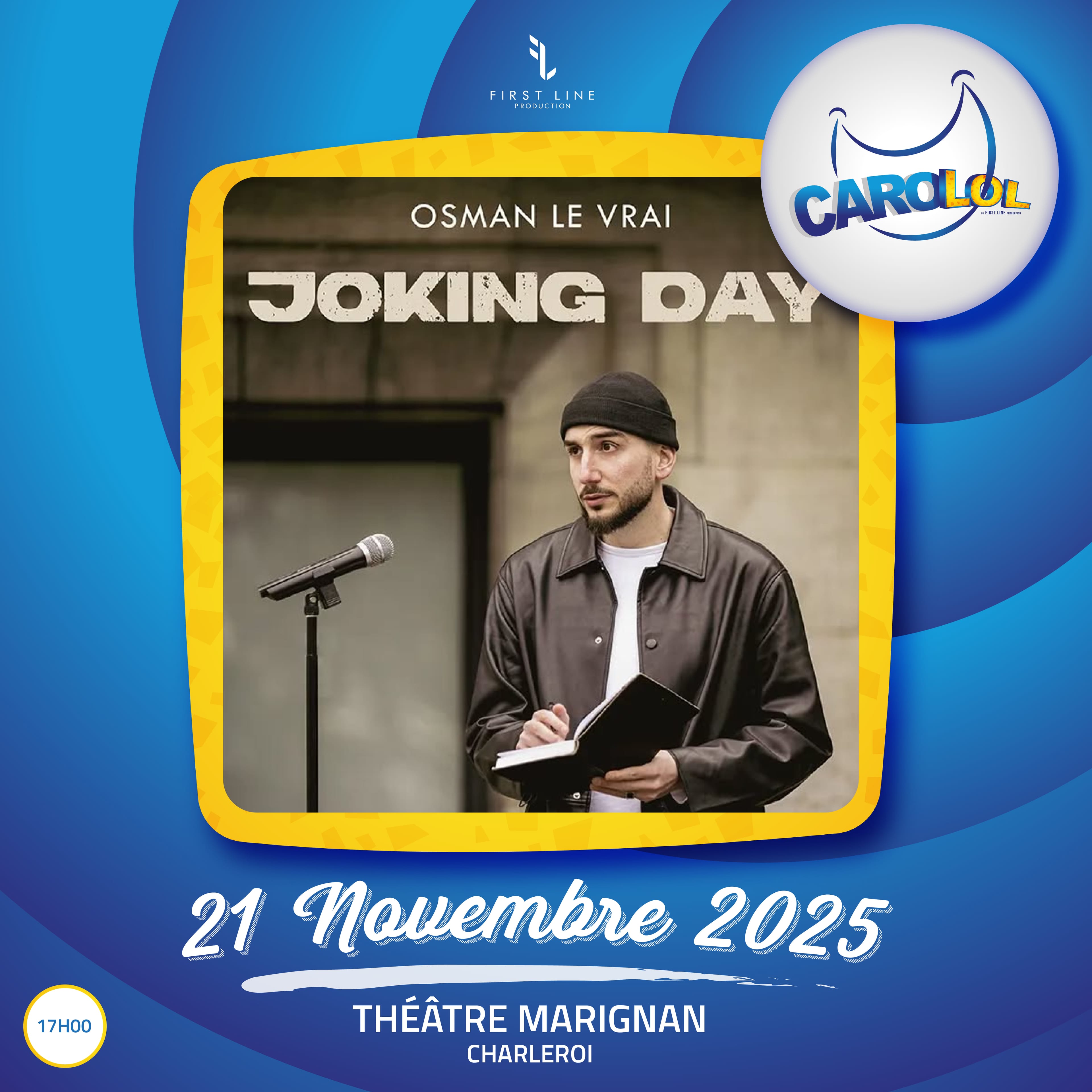 Osman Le Vrai - Spectacle One Man Show Affiche du spectacle Osman Le Vrai - One Man Show
