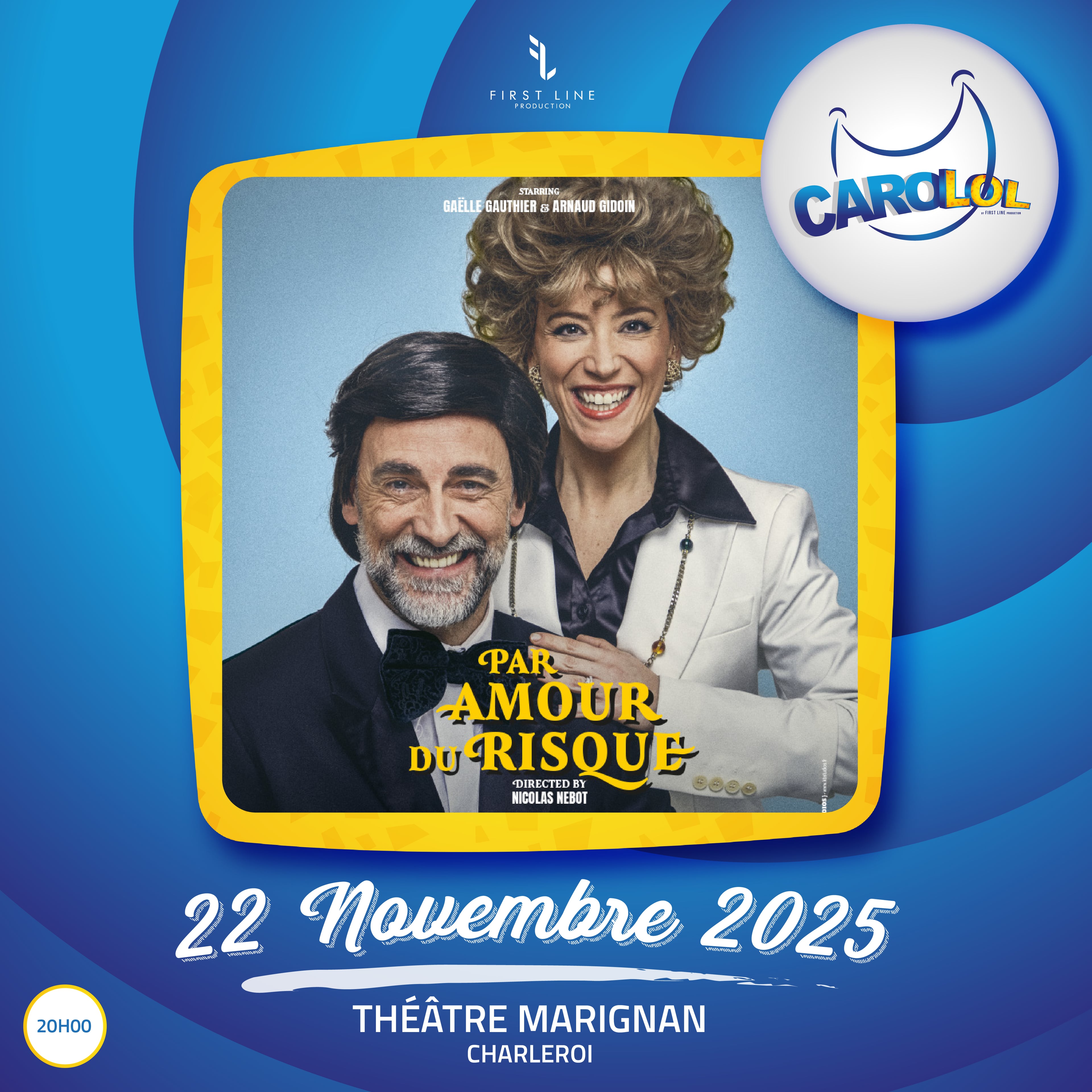 Par Amour du Risque - Théâtre Affiche du spectacle Par Amour du Risque - Théâtre