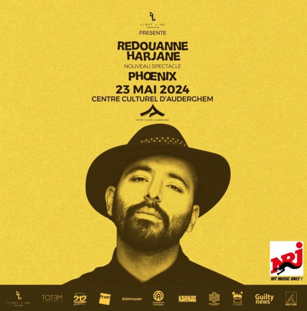 Redouanne Harjane « Phoenix » - Spectacle One Man Show Affiche du spectacle Redouanne Harjane « Phoenix » - One Man Show