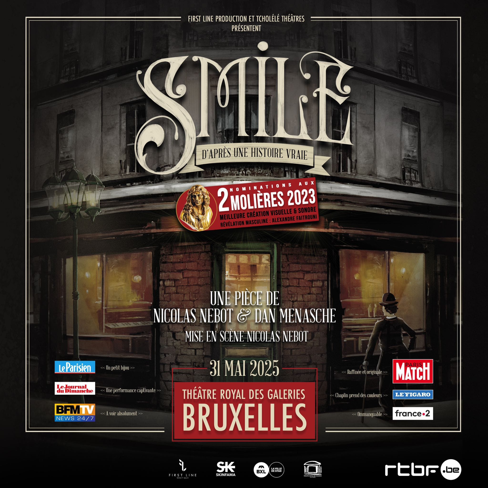 SMILE - Spectacle Théâtre Affiche du spectacle SMILE - Théâtre